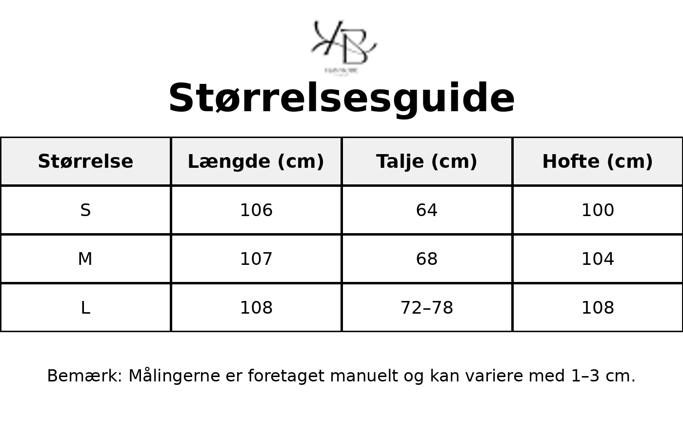 Tableau des tailles - Tailles FR avec mesures détaillées
